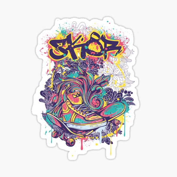 Skater Sticker