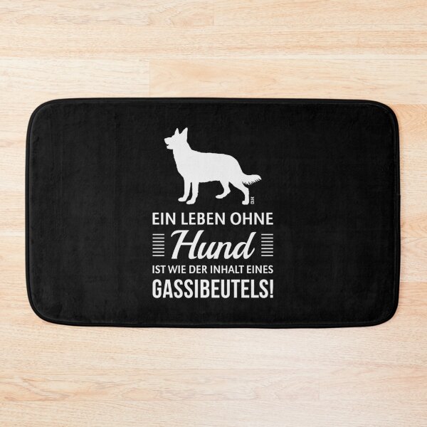 Item preview, Life without a dog is like the contents of a gas bag! (White) designed and sold by MrFaulbaum.