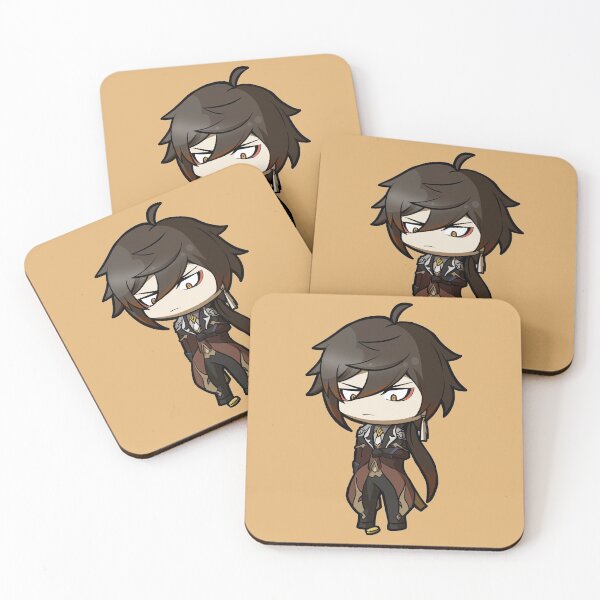 Item preview, Chibi Zhongli - Genshin Impact designed and sold by MangaXai.