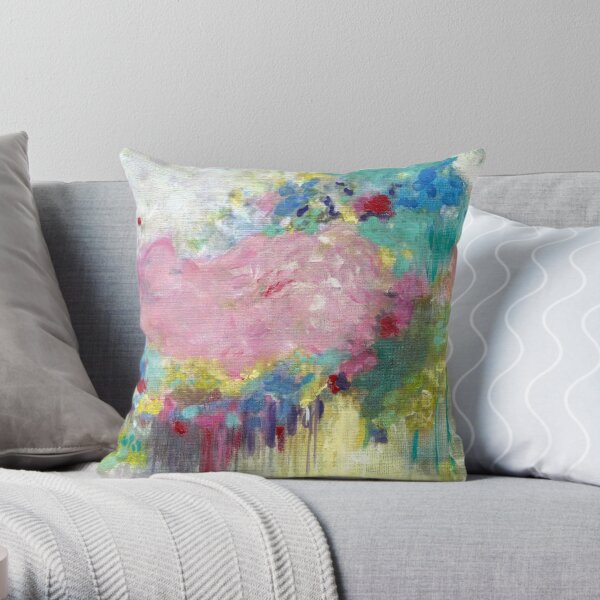 Mk abstract 3 Throw Pillow