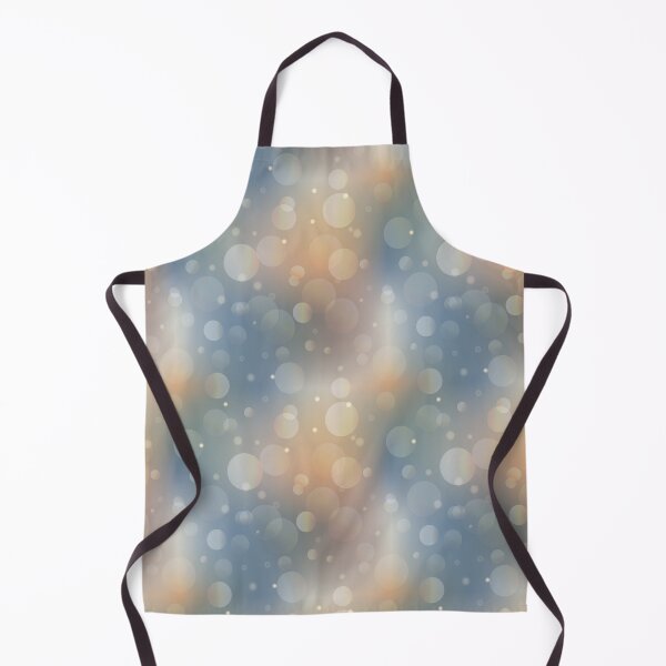 Item preview, Festive seamless glowing sparkly bokeh background in soft blue and golden pastel colors designed and sold by InnaEvans.