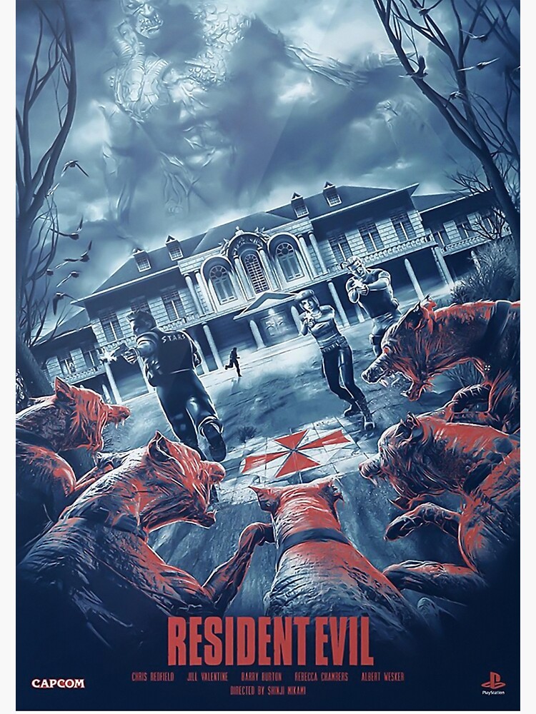 Disover Resident Evil Poster Premium Matte Vertical Poster