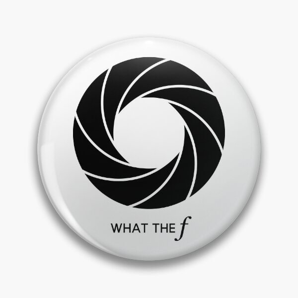 Item preview, What the f - Camera Lens Aperture (On White) designed and sold by STUDIO-72.
