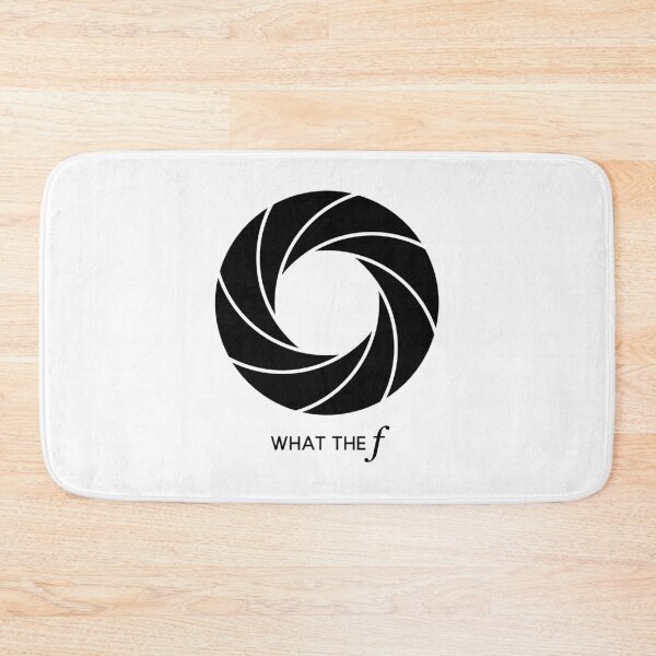 Item preview, What the f - Camera Lens Aperture (On White) designed and sold by STUDIO-72.