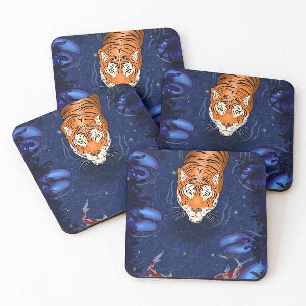 Item preview, Tiger and Koi fish designed and sold by RandomCuteness.