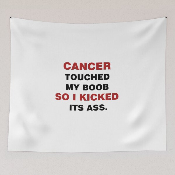 Item preview, Breast Cancer Shirt, Funny Cancer Shirt, Cancer T Shirt, Cancer Survivor, Cancer Touched My Boob, Cancer, Bella Canvas designed and sold by Mugiwara107.