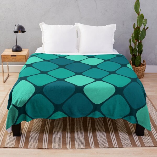Item preview, Diagonal Squircle Pattern (Teal) designed and sold by John Uttley.