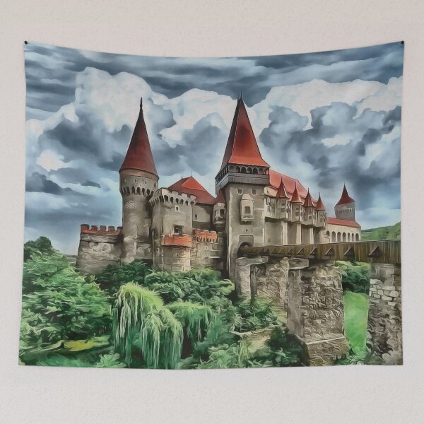 Item preview, Famous Corvin Dracula Castle, Hunedoara, Romania designed and sold by TanyDi.