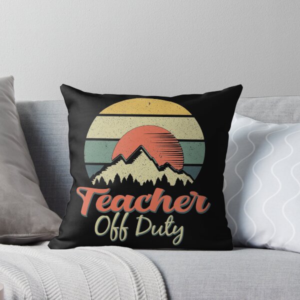 Item preview, Vintage Teacher Off Duty , Retro Mountain Sunset Landscape    designed and sold by SaliDesigner.