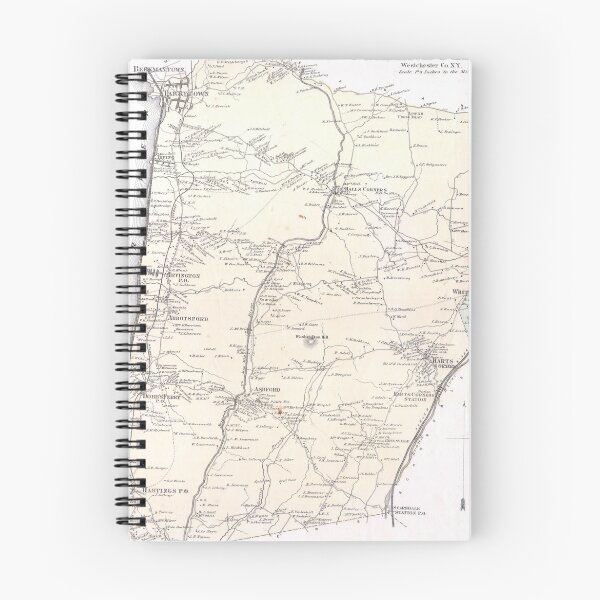 Item preview, Vintage Greenburgh and Westchester NY Map (1867) designed and sold by BravuraMedia.