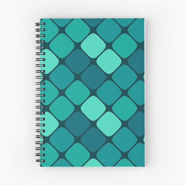 Item preview, Diagonal Squircle Pattern (Teal) designed and sold by John Uttley.