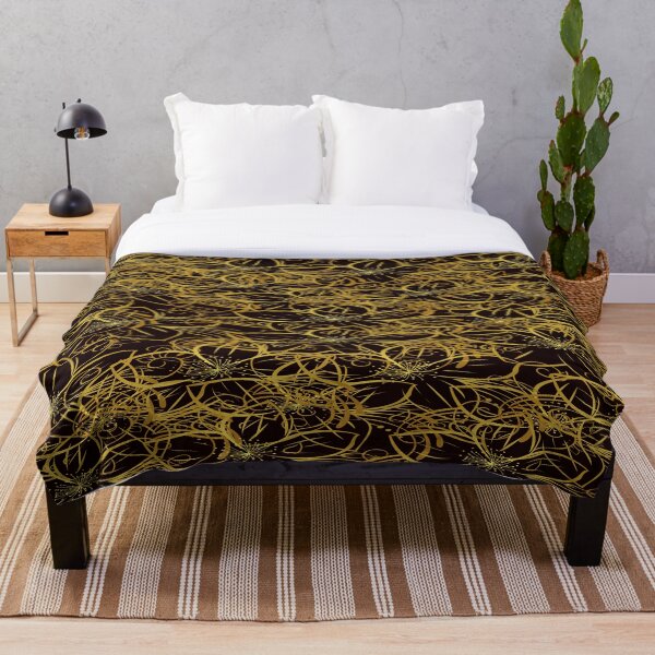 Item preview, Golden Hibiscus (Black) designed and sold by irisonline.