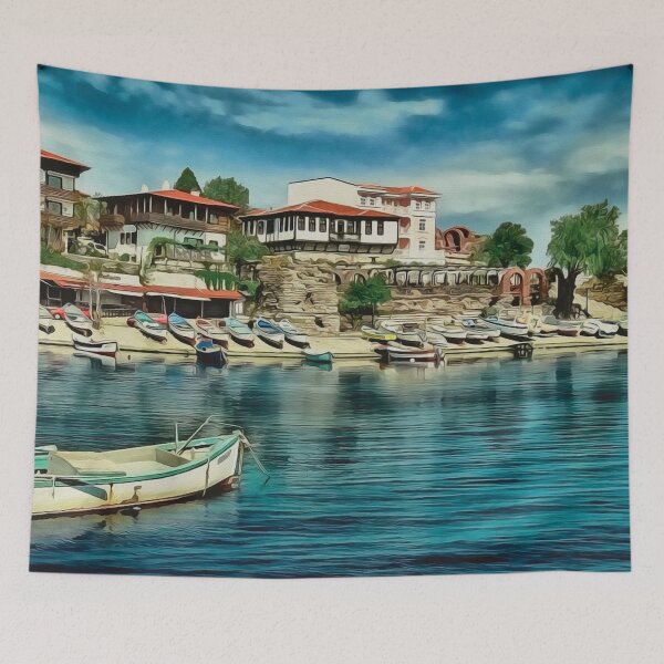 Item preview, Coastal Houses Old Nessebar, Bulgaria  designed and sold by TanyDi.