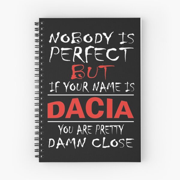 Item preview, Nobody Is Perfect But If Your Name Is DACIA  designed and sold by DaciasDesignsLL.