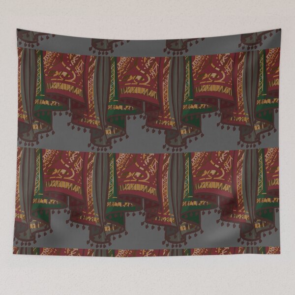 Item preview, Drapes with gold pattern designed and sold by BunNcurry.