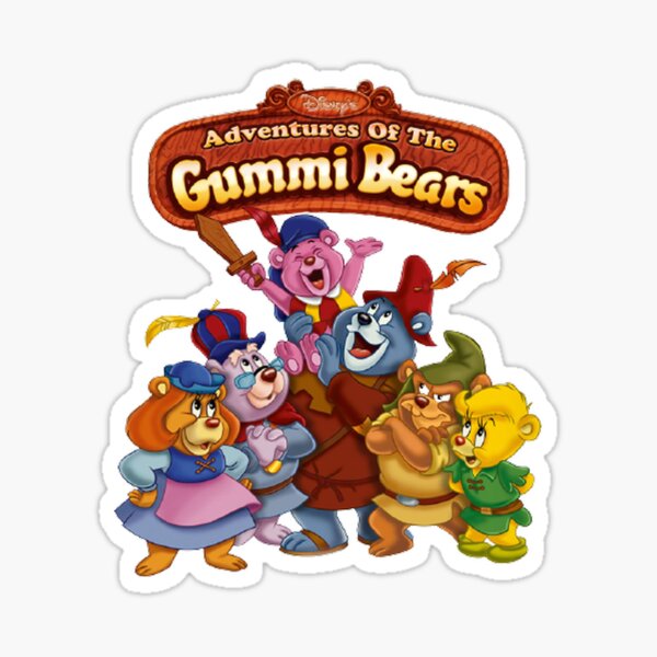 Gummi Bears Cartoon Classic Sticker