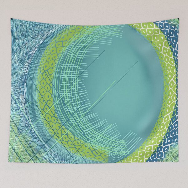 Item preview, Colorful Hatching Abstract designed and sold by IdrisRose.