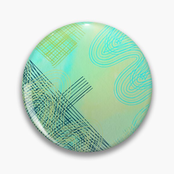 Item preview, Green Hatching Abstract  designed and sold by IdrisRose.