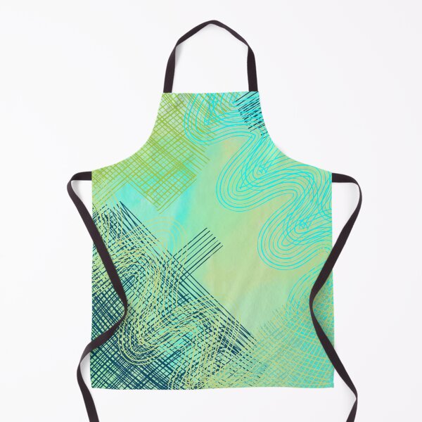 Item preview, Green Hatching Abstract  designed and sold by IdrisRose.