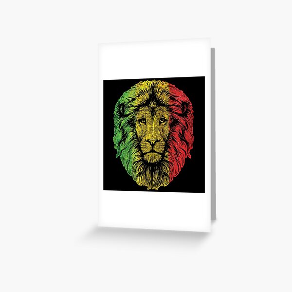 Cartes De Vœux Sur Le Theme Rasta Redbubble