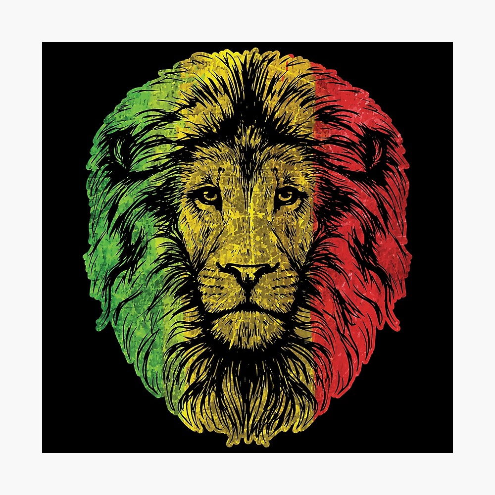 Rasta Lion NUOVO GIGANTE POSTER WALL ART PRINT PICTURE G568 