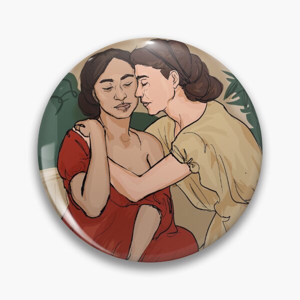 Item preview, Andromache and Quynh in a Garden designed and sold by Mieraspeller.