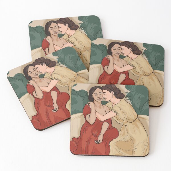 Item preview, Andromache and Quynh in a Garden designed and sold by Mieraspeller.