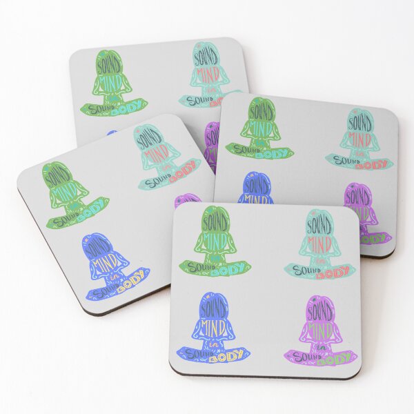 Item preview, a sound mind in a sound body - meditation sticker pack  designed and sold by Clickforyous.