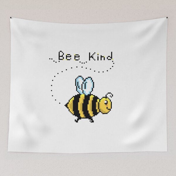 Item preview, Bee kind Pixelated  designed and sold by For the love of Pixels.