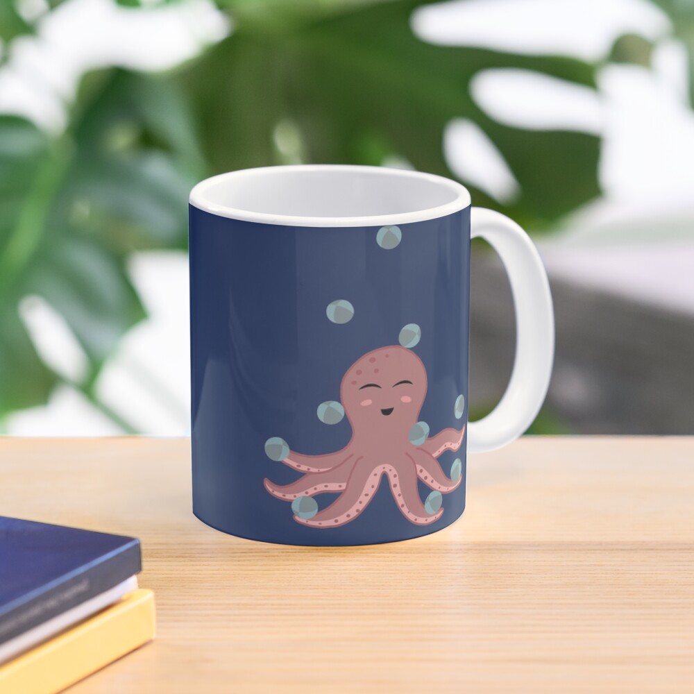 The Hidden Octopus Cup: Coffee cup with a cephalopod