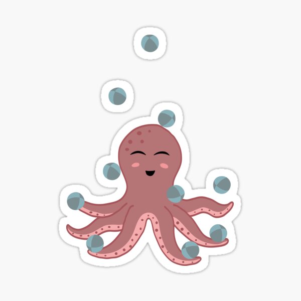 Item preview, Juggling Octopus designed and sold by DesignsbyMaeve.