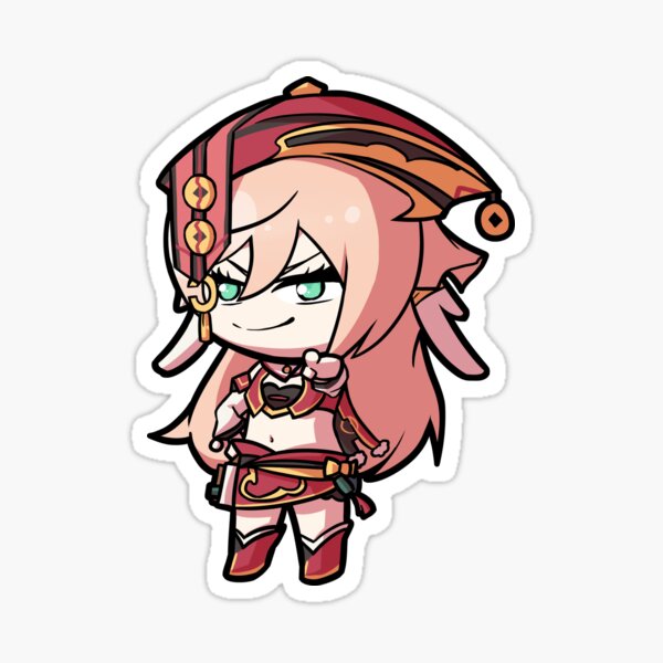 Chibi Yanfei Genshin Impact Sticker For Sale By Mangaxai Redbubble 2764