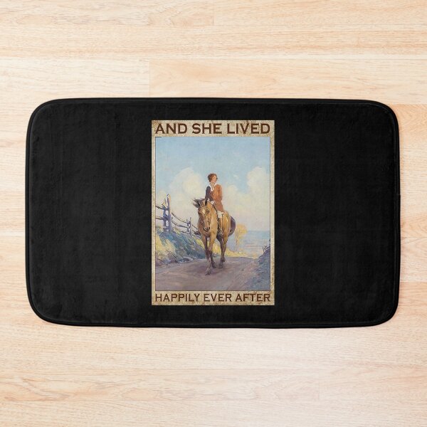 Item preview, And She Lived Happily Ever After Book - Girl Riding Horse designed and sold by Stewar-ArtCool.