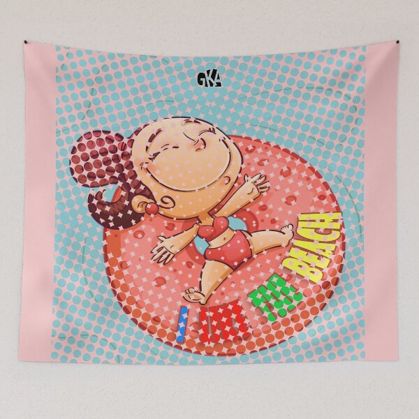 Item preview, CHILDREN'S SERIES - I like the beach 01 designed and sold by GrafiKrama.