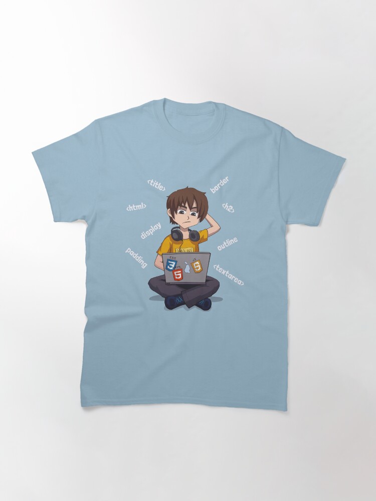 Alternate view of Front End developer Classic T-Shirt