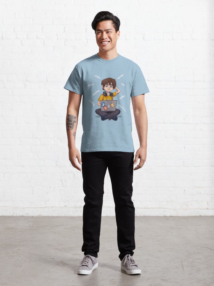 Alternate view of Front End developer Classic T-Shirt