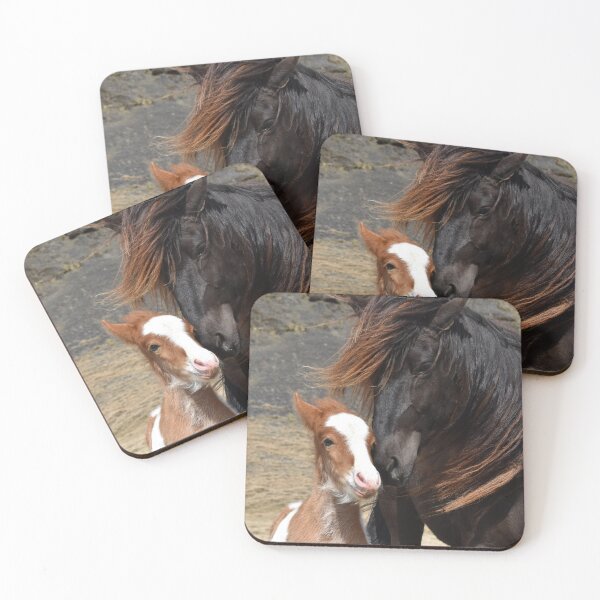 Item preview, Proud mare with her first born foal. designed and sold by Iceland-Effect.