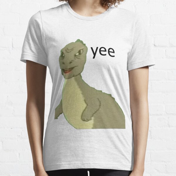 Yee [dinosaur maym :^)] (version 1, video quality, black text) Essential T-Shirt