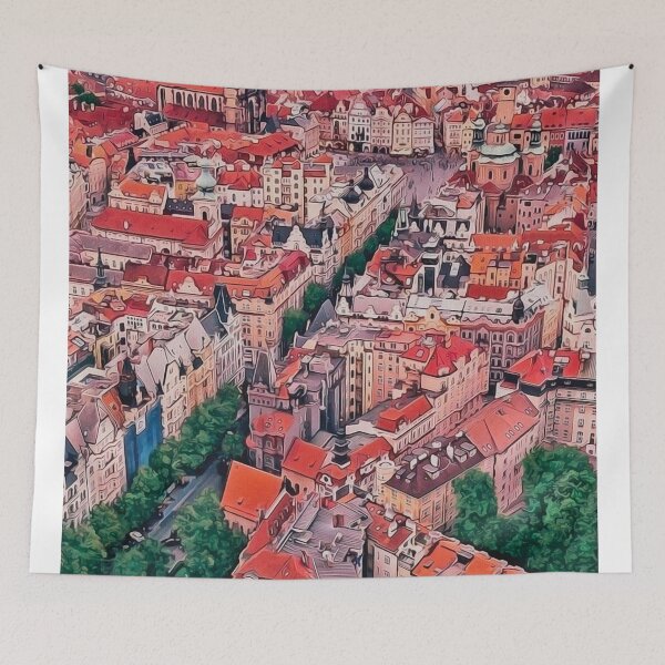 Item preview, Historic centre of Prague  designed and sold by TanyDi.