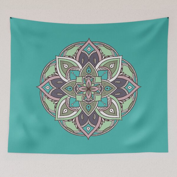 Item preview, Mandala in Green Colour Scheme designed and sold by CircusCreative.