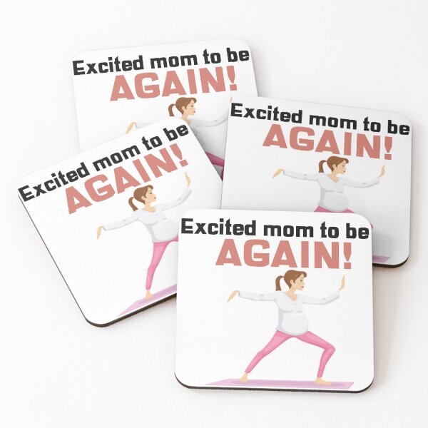 Item preview, Excited mom to be AGAIN! designed and sold by Designs Of all kinds.