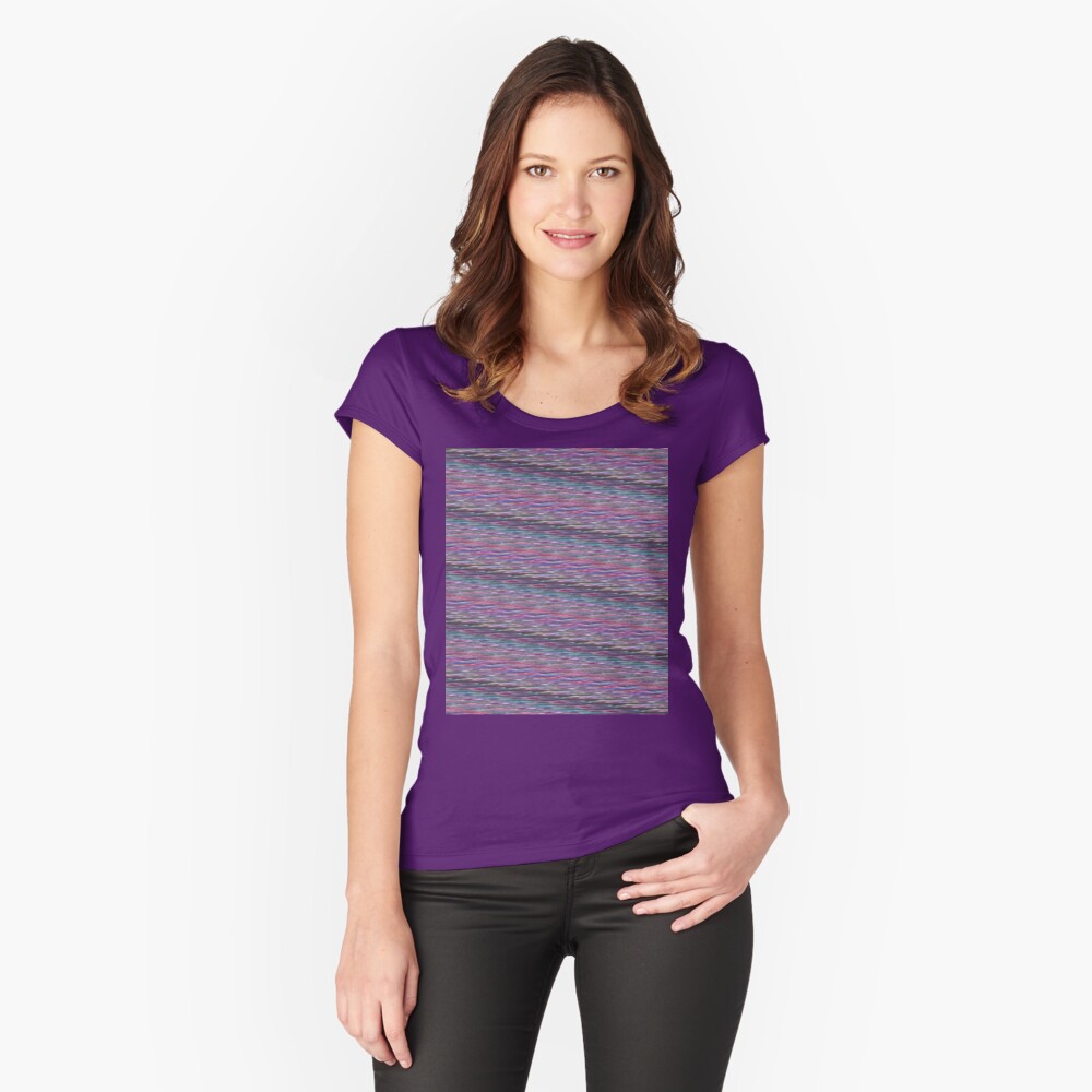 Item preview, Fitted Scoop T-Shirt designed and sold by OneDayArt.