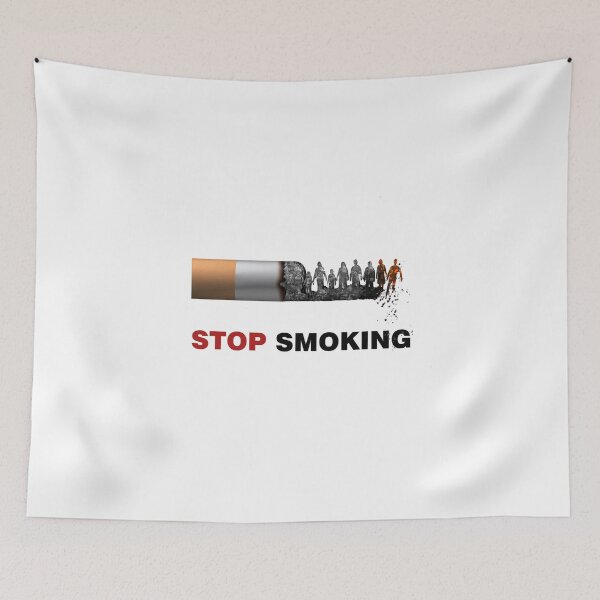 Item preview, Smoking, Stop Smoking, No Smoking, Cancer, Death, no smoking day designed and sold by Mugiwara107.