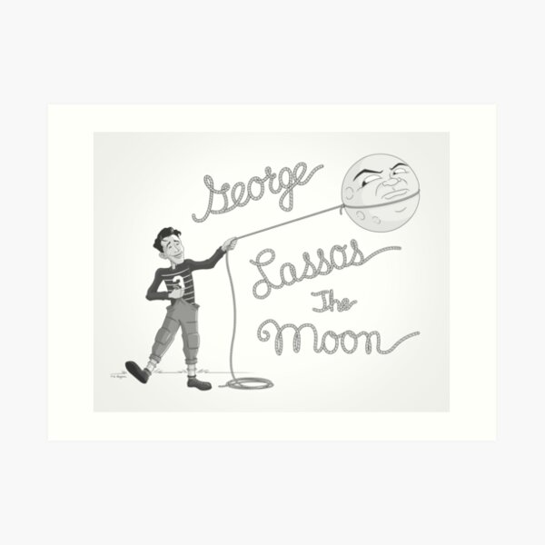 George Lassos the Moon Art Print