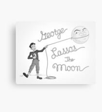 George Lassos the Moon Metal Print
