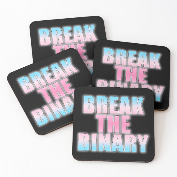 Item preview, Transfemme Break The Binary designed and sold by JayTheVoid.