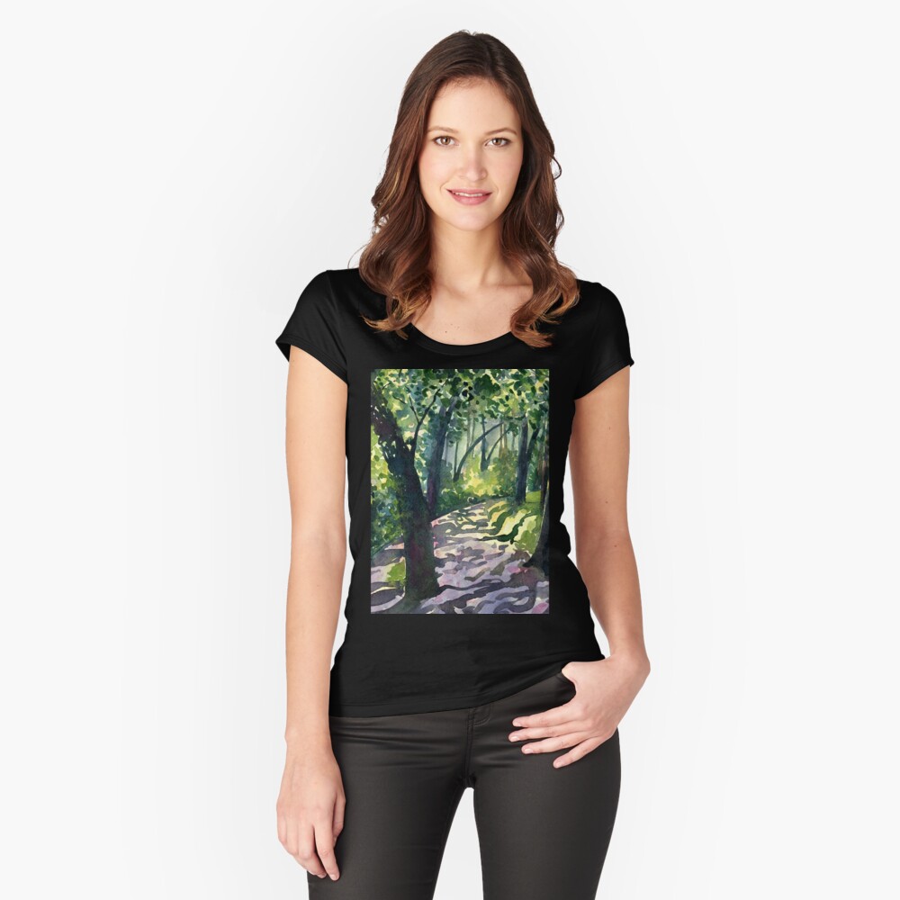 Item preview, Fitted Scoop T-Shirt designed and sold by Cecca-Designs.