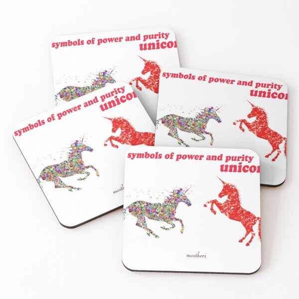 Item preview, symbols of power and purity...    unicorn designed and sold by mostheristore.