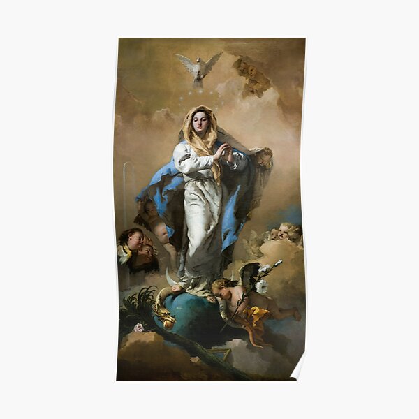 The Immaculate Conception of Mary by Giovanni Battista Tiepolo Poster