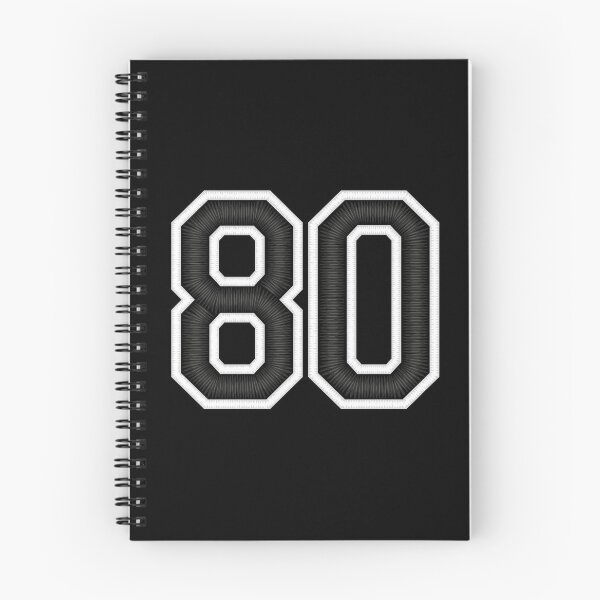 Item preview, 80 Black Jersey Sports Number eighty Football 80 designed and sold by elhefe.